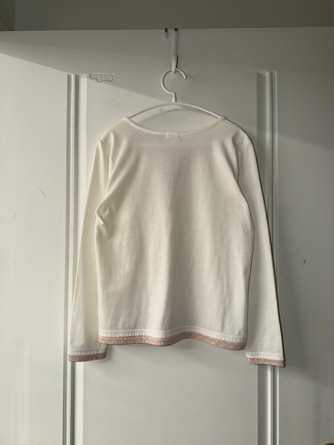 일본빈티지 핑크도트 레이어드 롱슬리브 상품이미지7