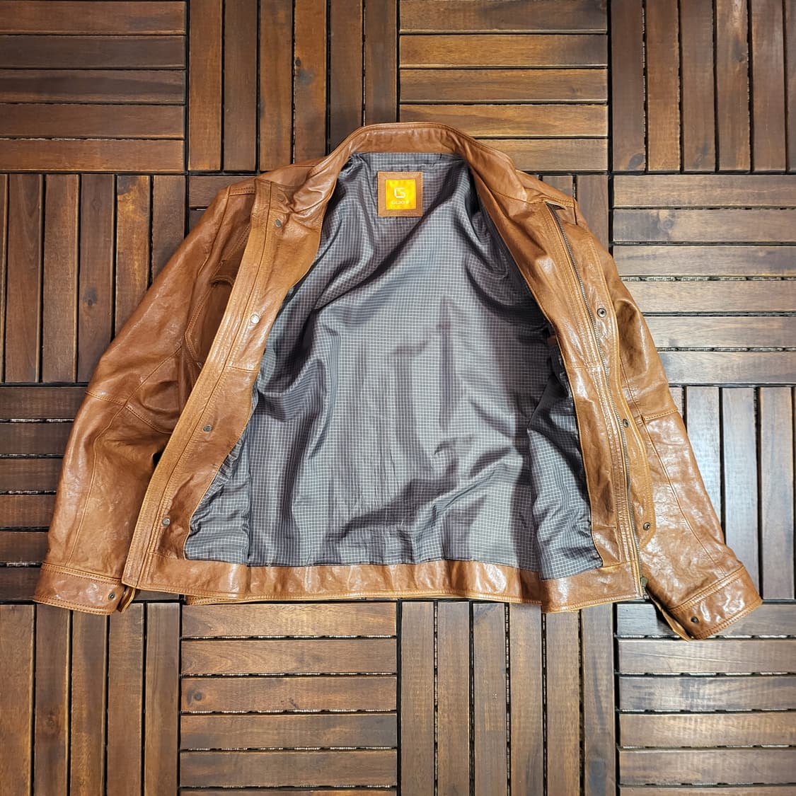 GGIO2 레더 바이커 자켓 (105) 상품이미지9