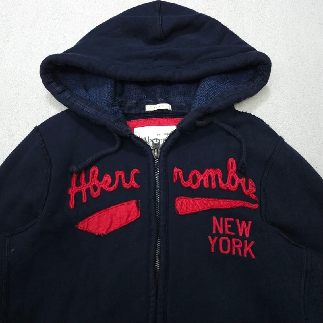 아베크롬비 후드 집업 M 상품이미지4