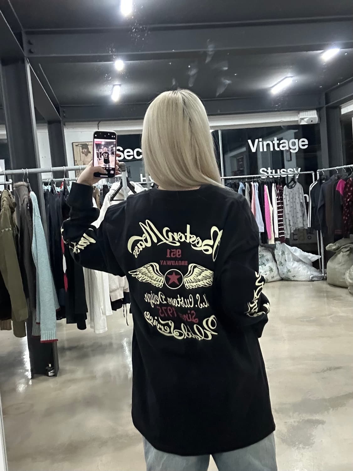 벤슨 본 패치 롱슬리브 긴팔 상품이미지3