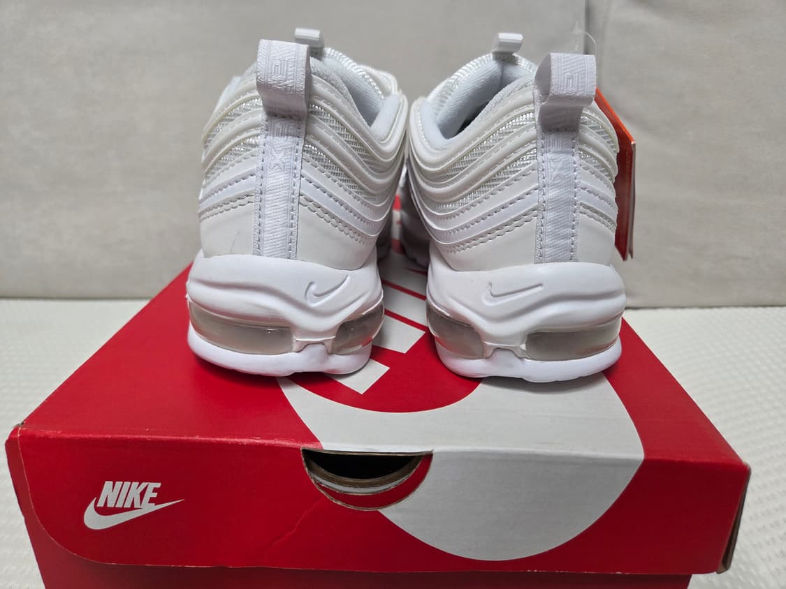 나이키 에어맥스 97 트리플 화이트 울프 그레이 [265,새상품] 상품이미지4