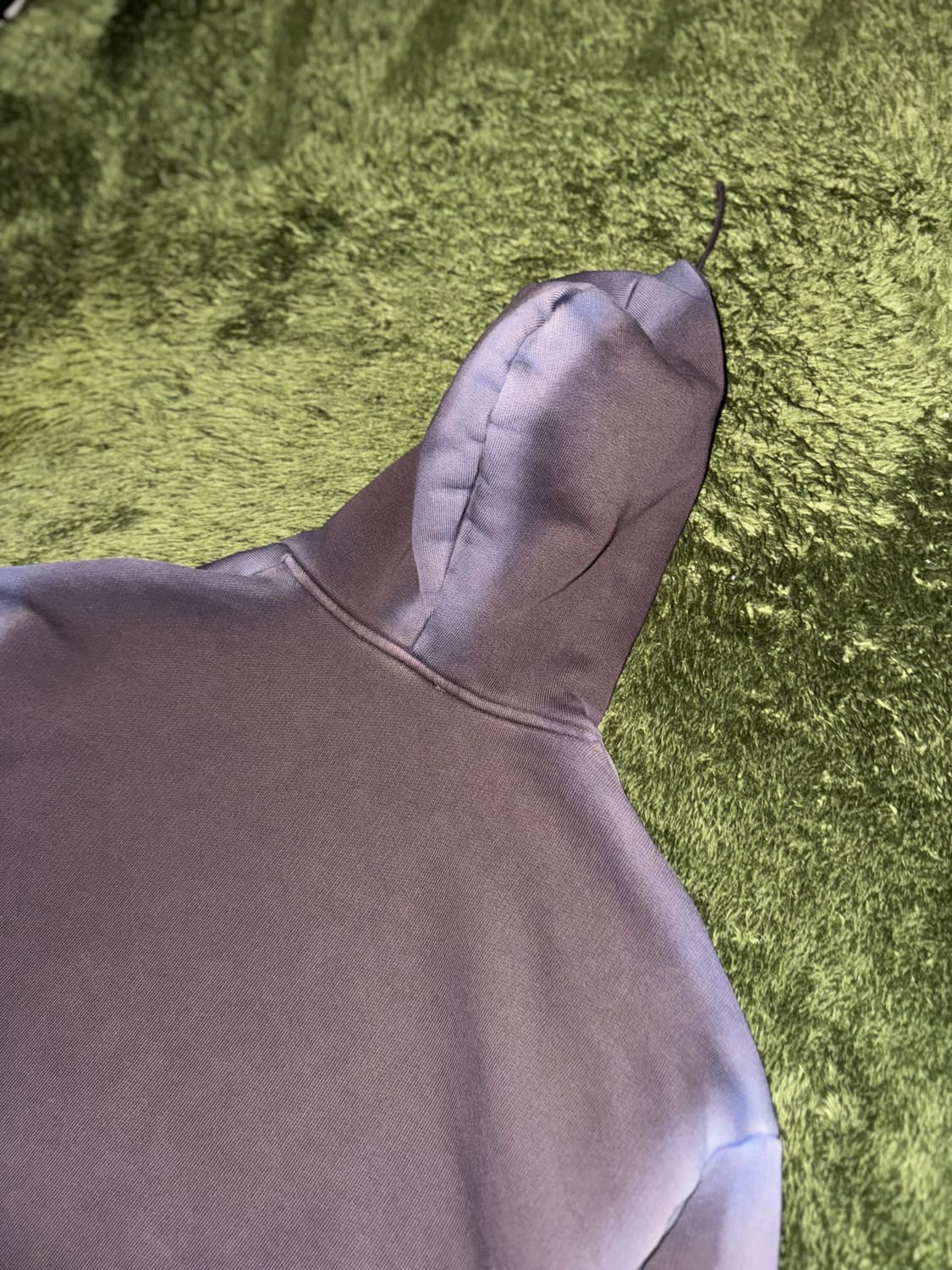 [L] ACW 어콜드월 스프레이 워시드 버지 후드티 브라운 상품이미지8