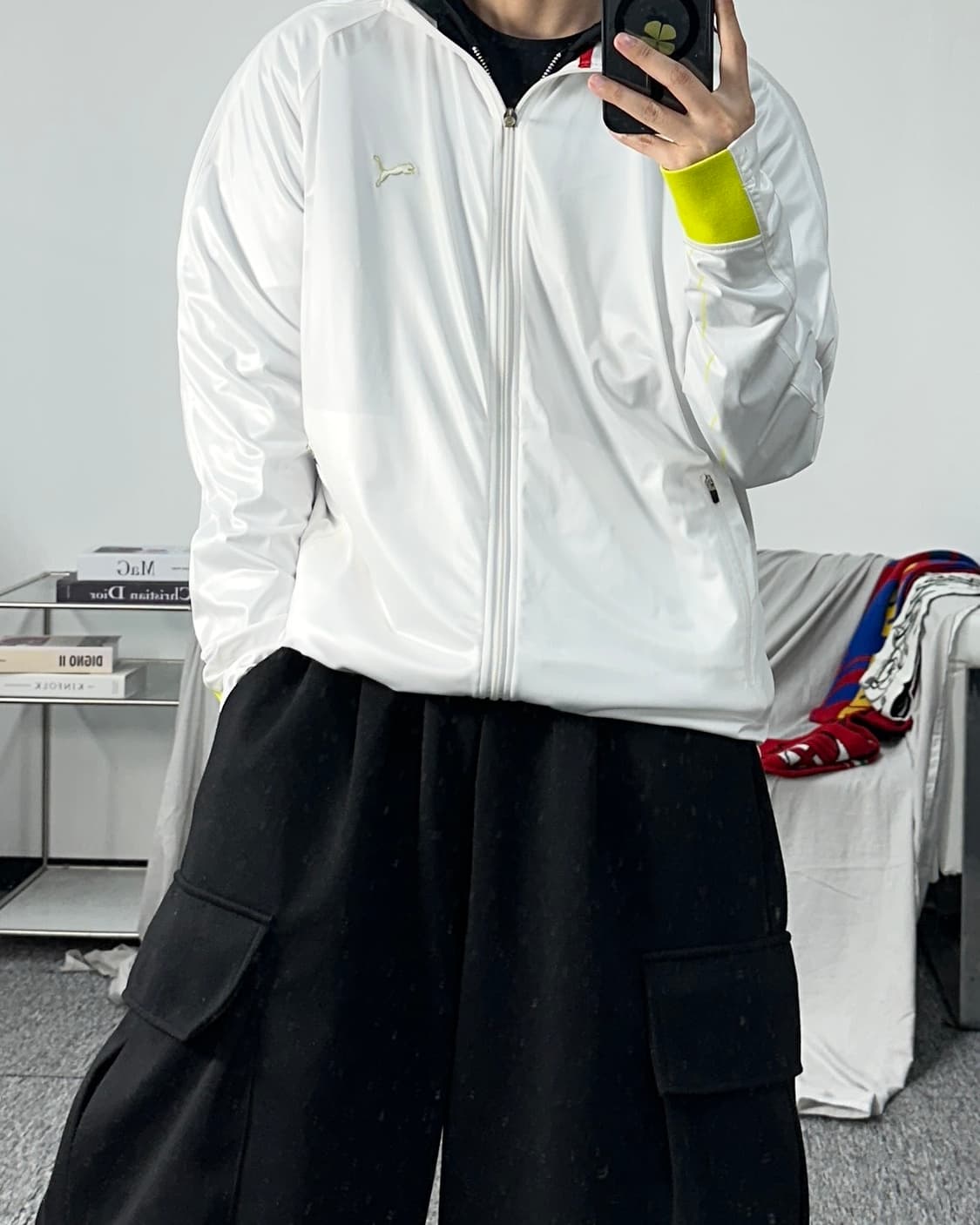 푸마 제펜 화이트 트랙탑 져지 XO 상품이미지3