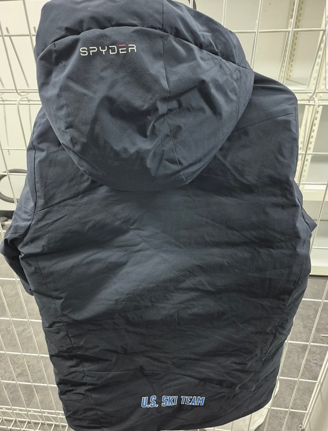 스파이더 정품 남성 95사이즈 스파이더 US스키팀 오리털 패딩 팝니다 상품이미지3