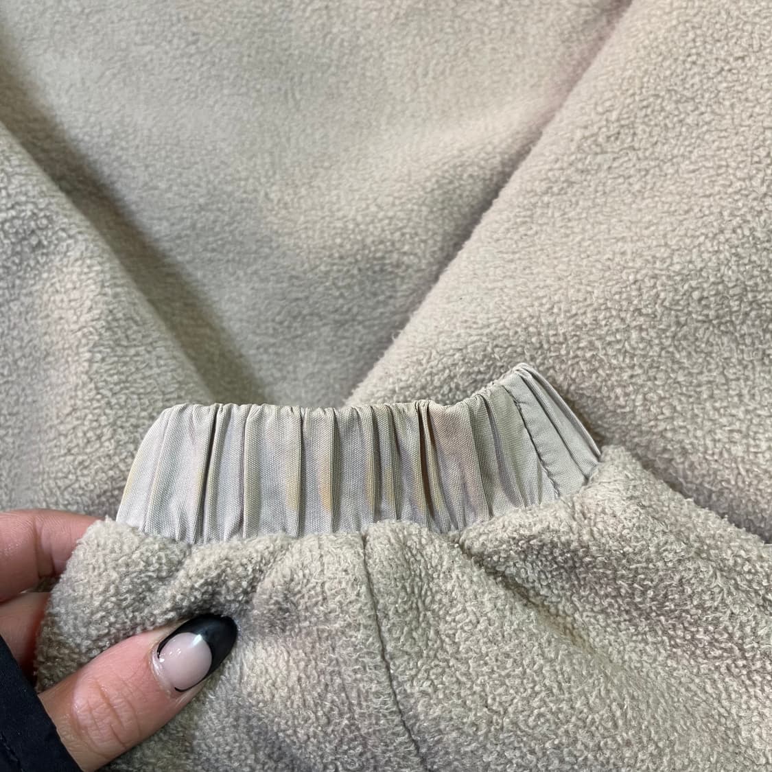 후부 빅로고 반집업 플리스 아노락 상품이미지8