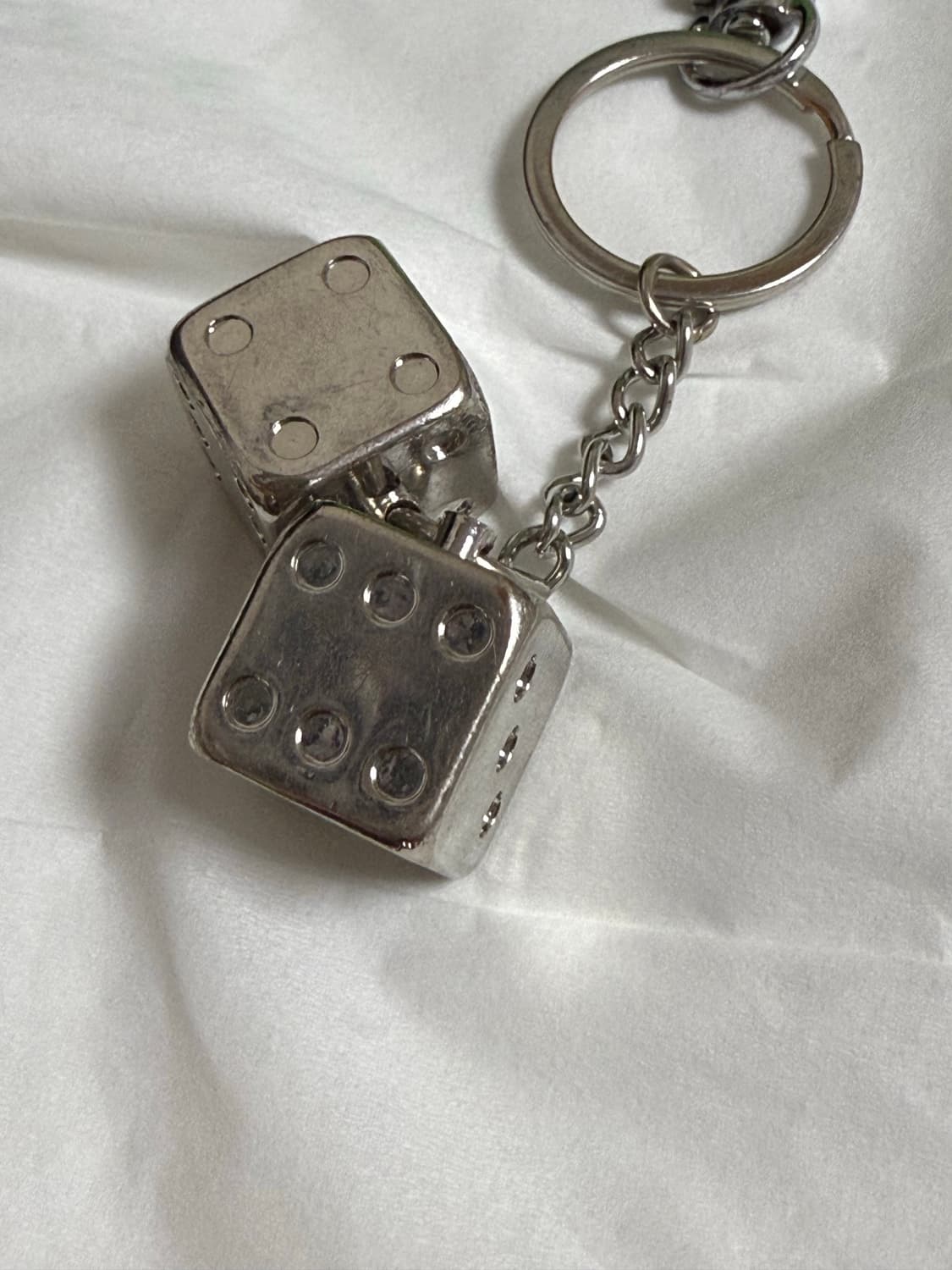 스투시 메탈 다이스 키체인 실버 상품이미지2
