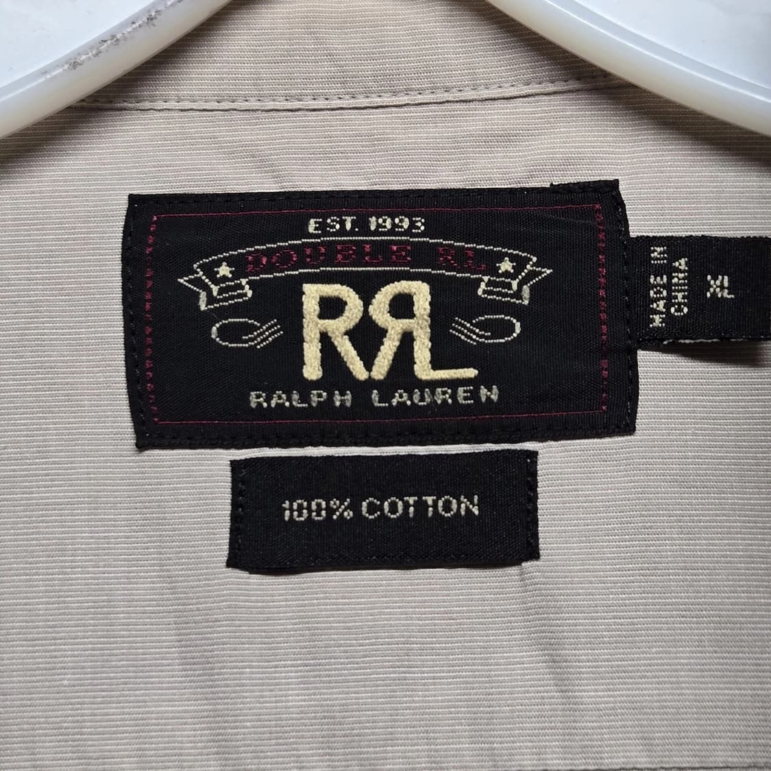 RRL 더블알엘 코튼 트윌 워크셔츠 상품이미지4