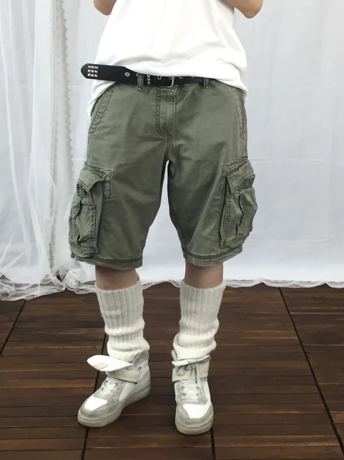 GAP Olive Cargo Bermuda Shorts 상품이미지1