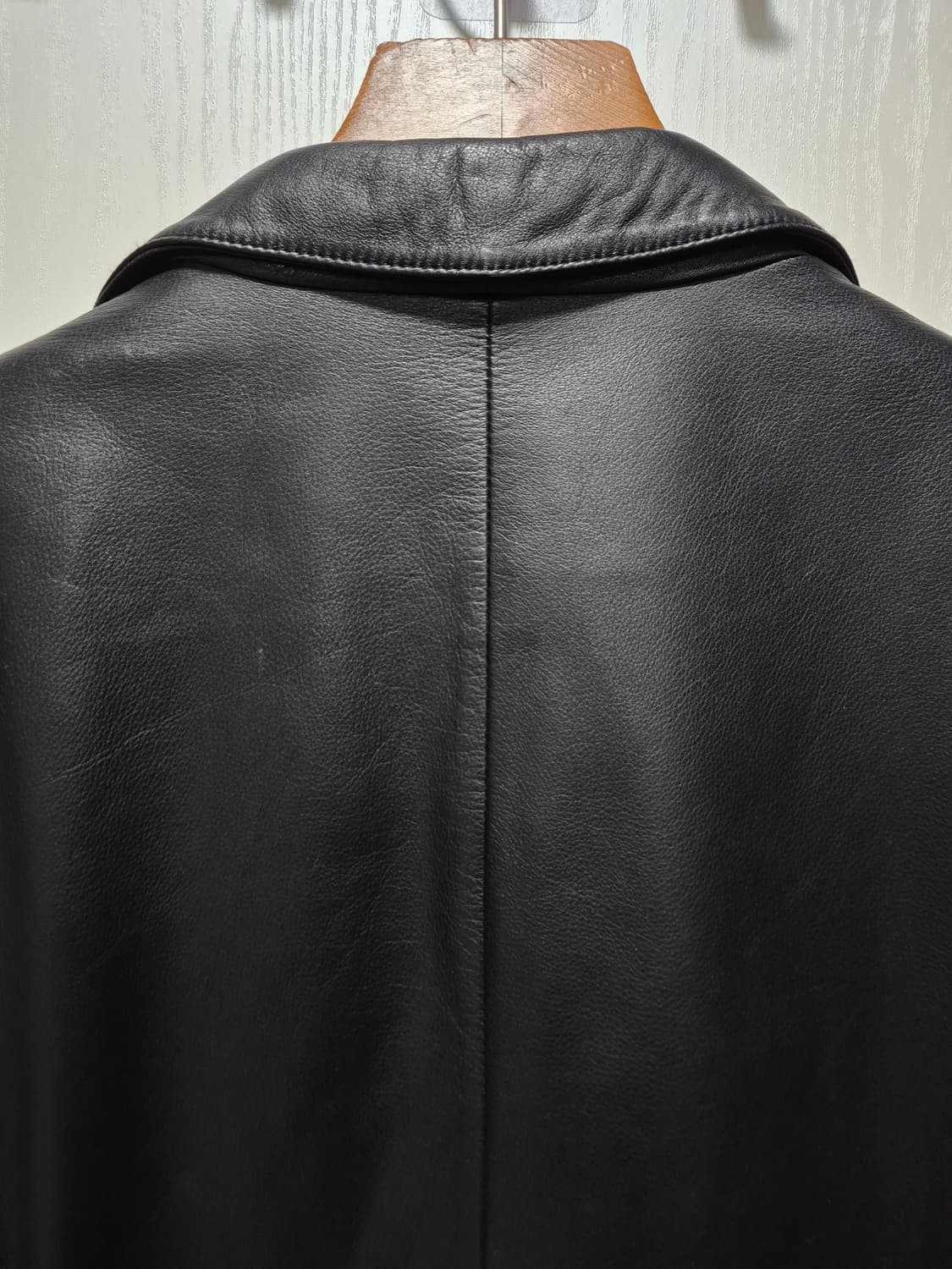 JPN 빈티지 블랙 소가죽 자켓 블레이져 상품이미지8