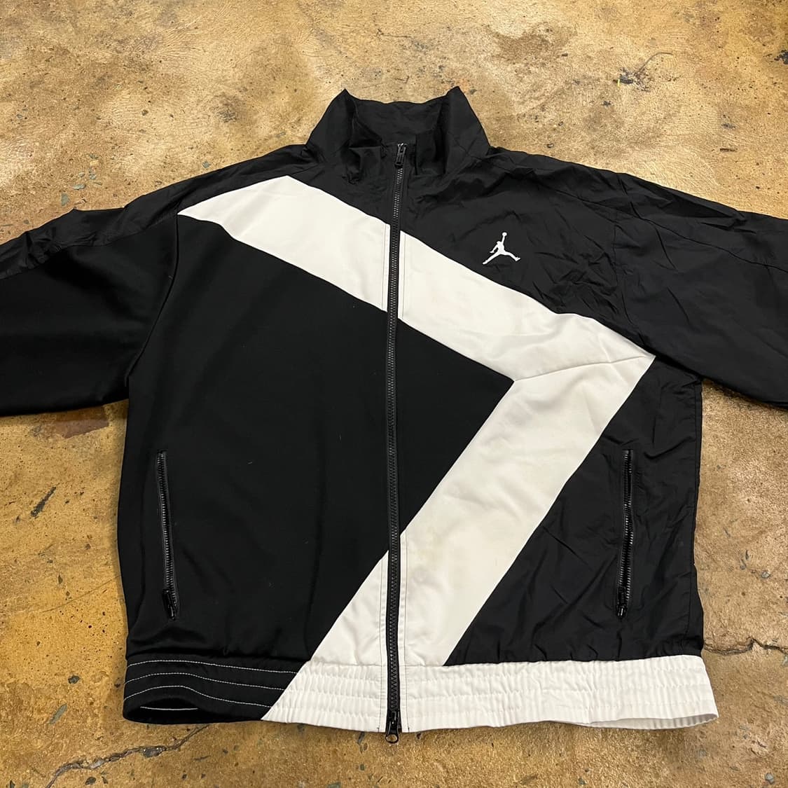 [정품/L,100] 조던 윙스 다이아몬드 바람막이 자켓 b14 상품이미지3