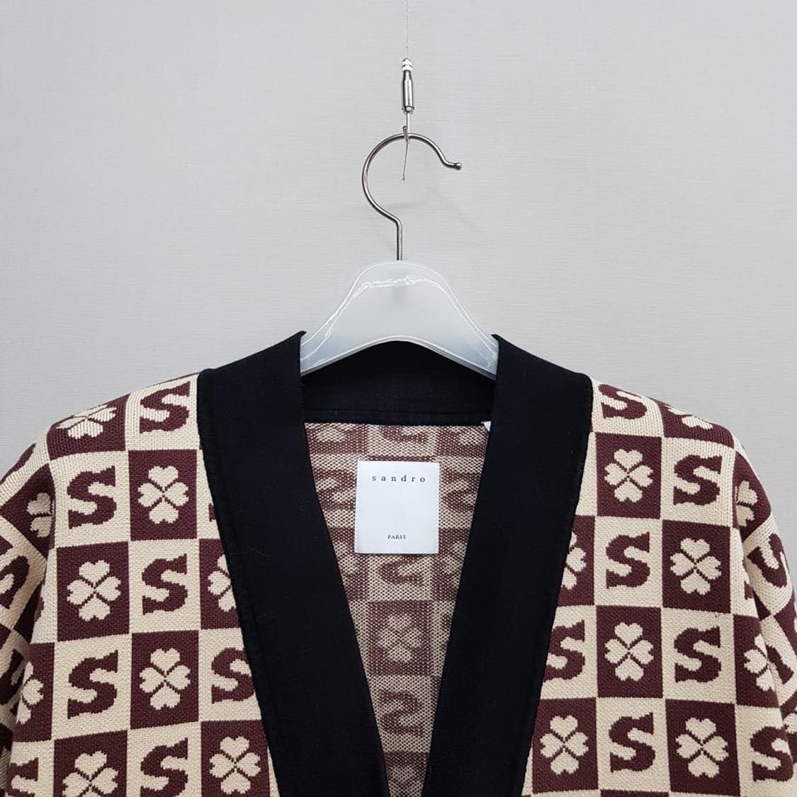 산드로 SANDRO 스트릭자켓  1사이즈 택달린 새제품 상품이미지3