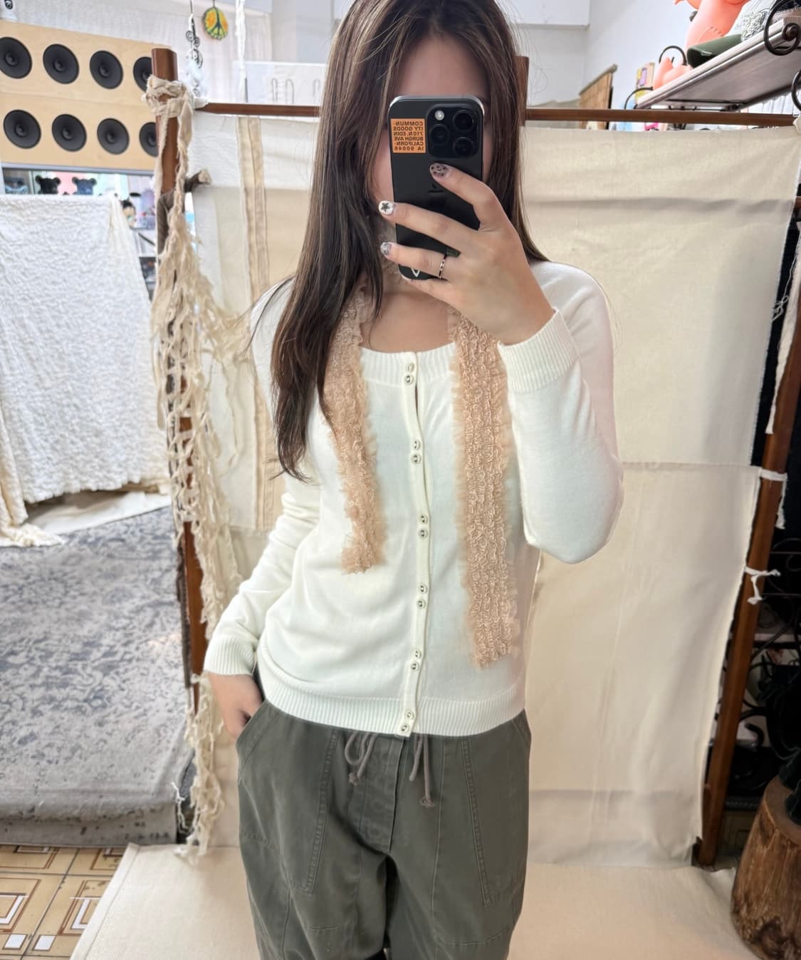 gaminerie lace cardigan 상품이미지1
