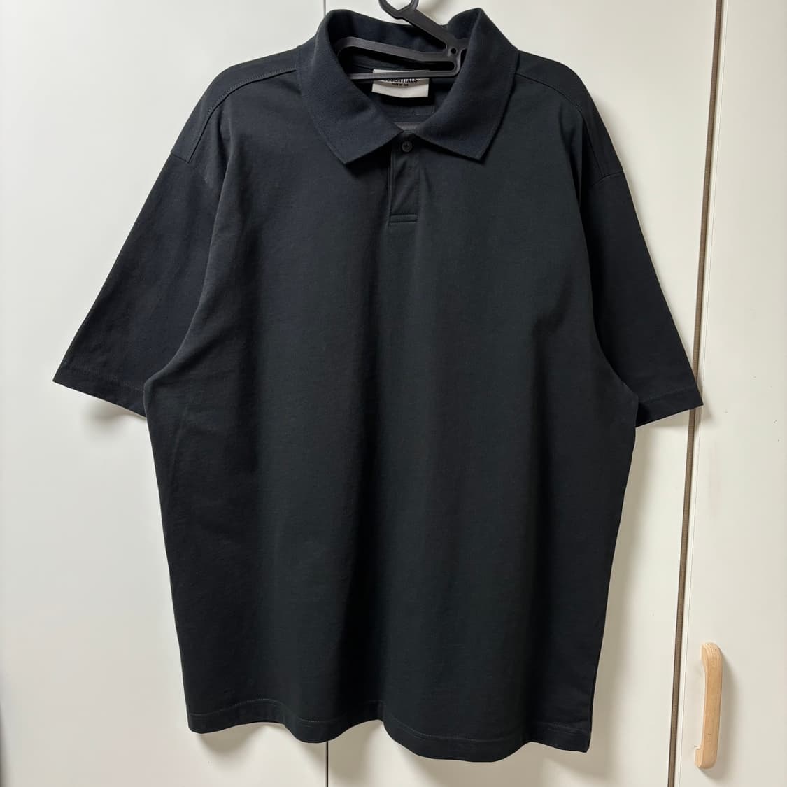 피어오브갓 에센셜 블랙 반팔 카라티 S 상품이미지2