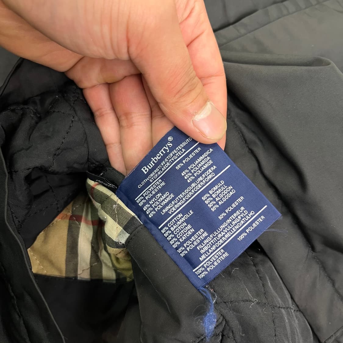 100 버버리 90s 누빔 코치 자켓 상품이미지5