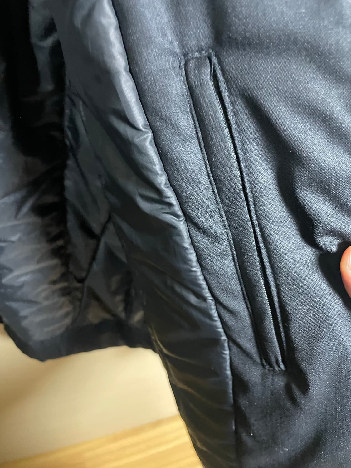 폴리테루 하이커 블루종 자켓 4사이즈 블랙 상품이미지3