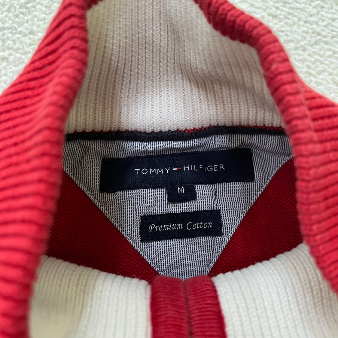 M 타미힐피거 니트 집업 0415M 상품이미지2