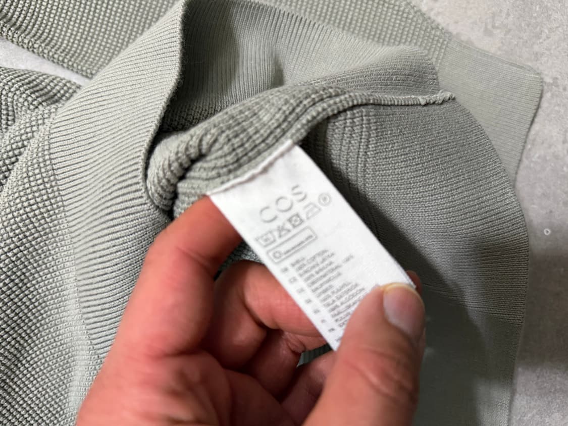 COS 빈티지 와플코튼  풀오버 니트 100size  상품이미지4