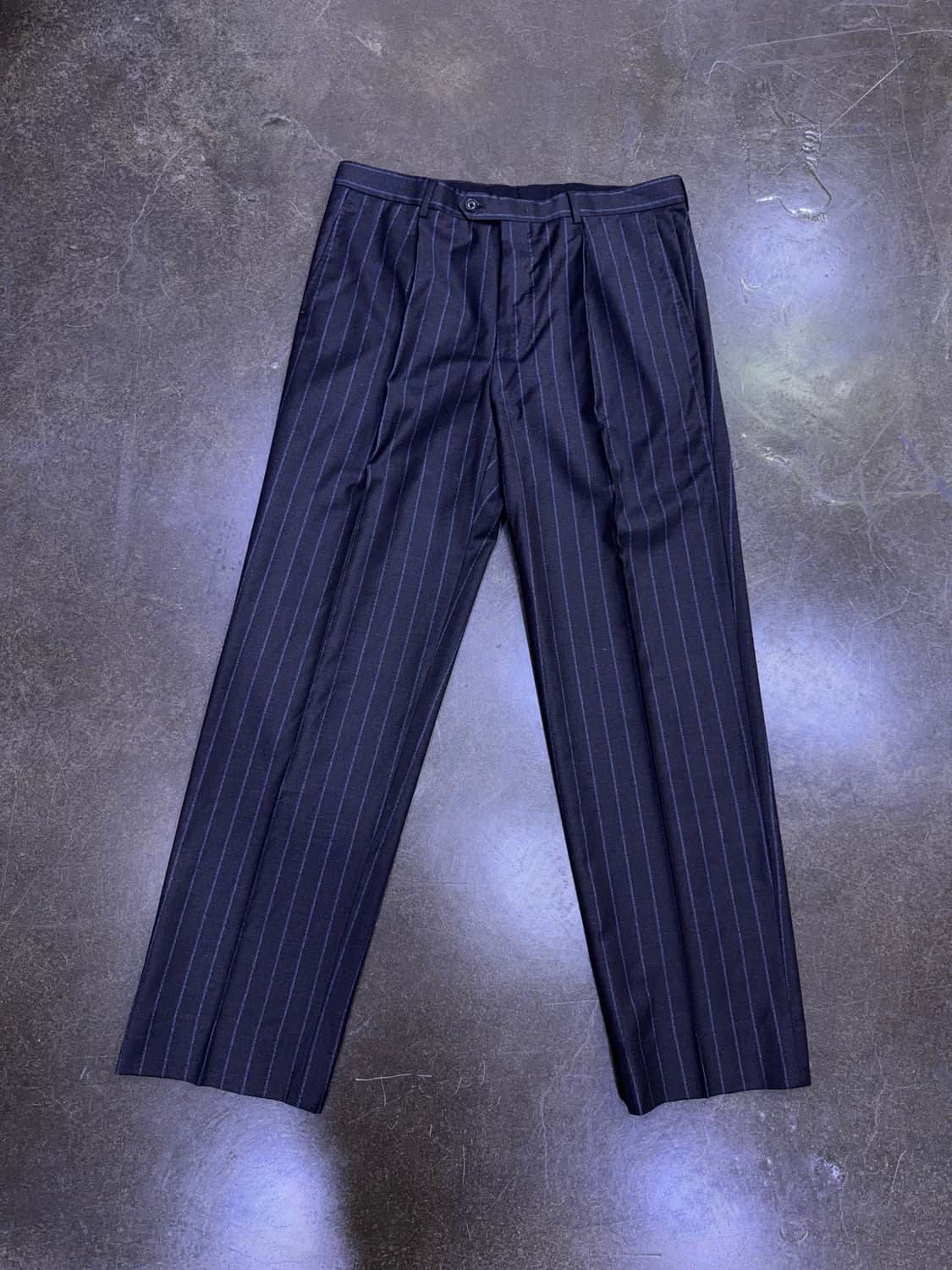 타임옴므 스트라이프 수트셋업 캐시미어 블렌드 블레이저 팬츠 54 상품이미지7