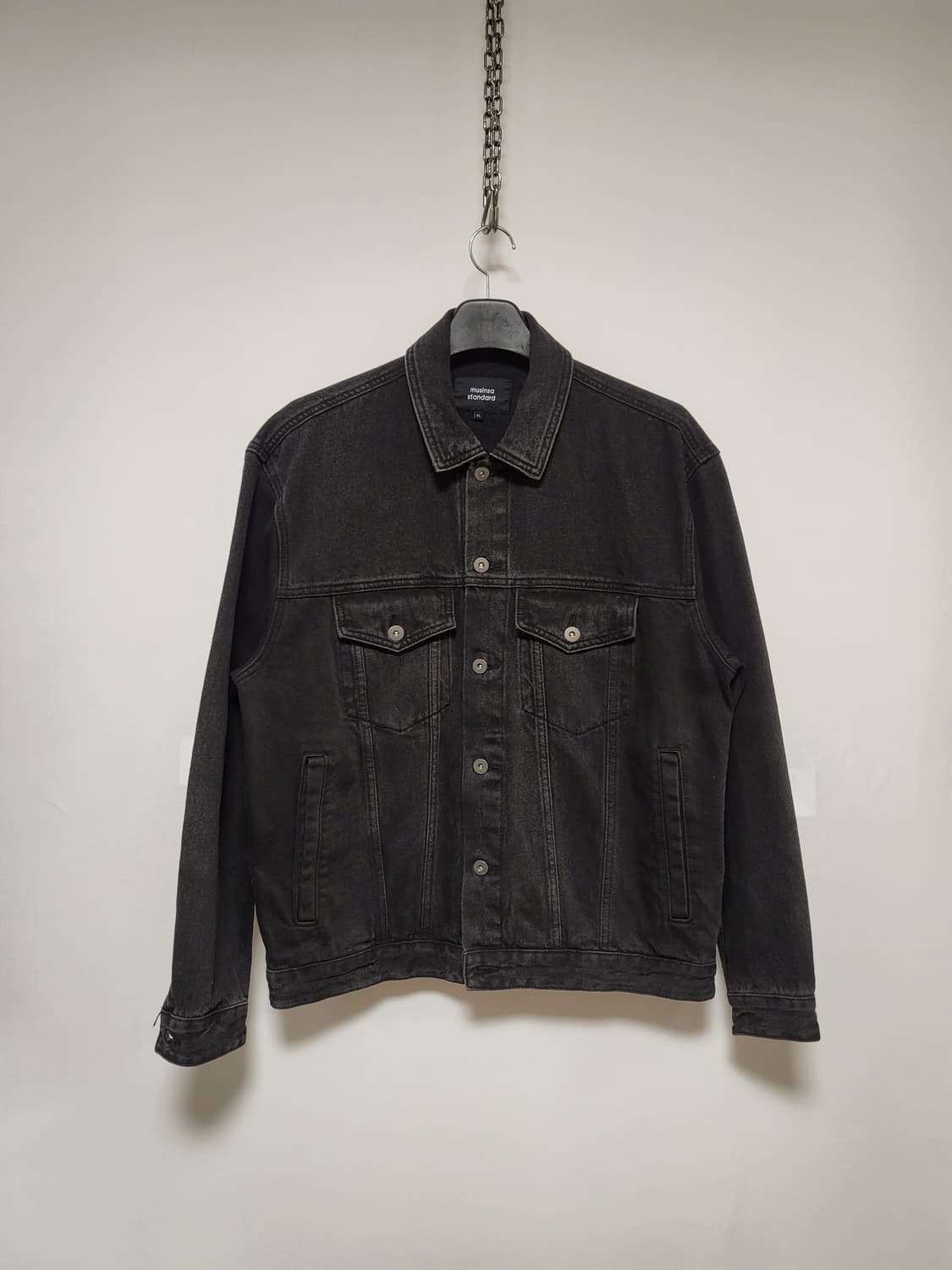 무신사 흑청 데님 트러커자켓 상품이미지1