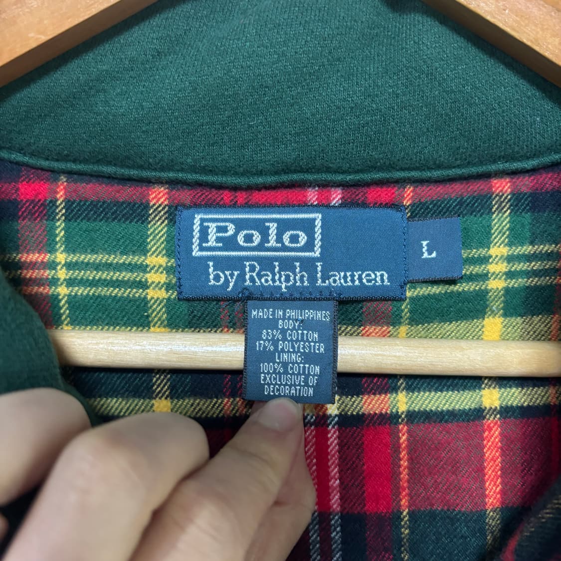 폴로 랄프로렌 코튼 패딩조끼 그린 상품이미지4