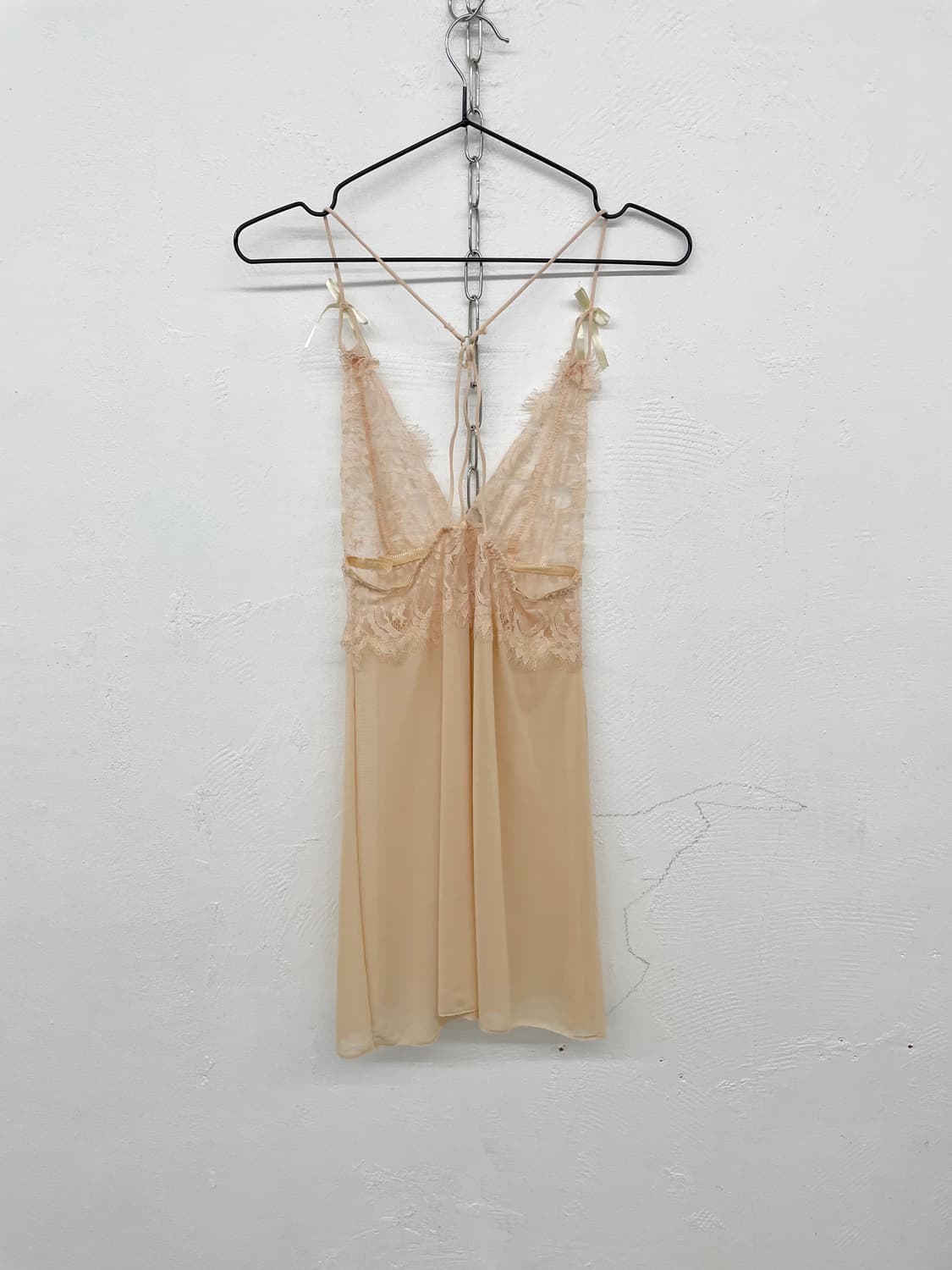 시어 레이스 리본 슬립 상품이미지6