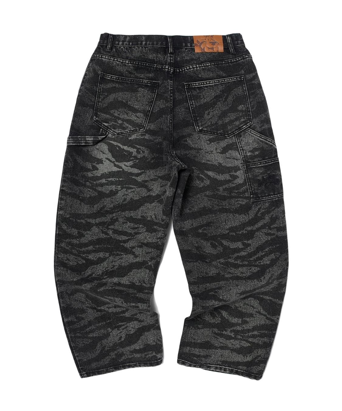 위캔더스 켈로그 타이거 카모 팬츠 청바지 블랙 XL 상품이미지2