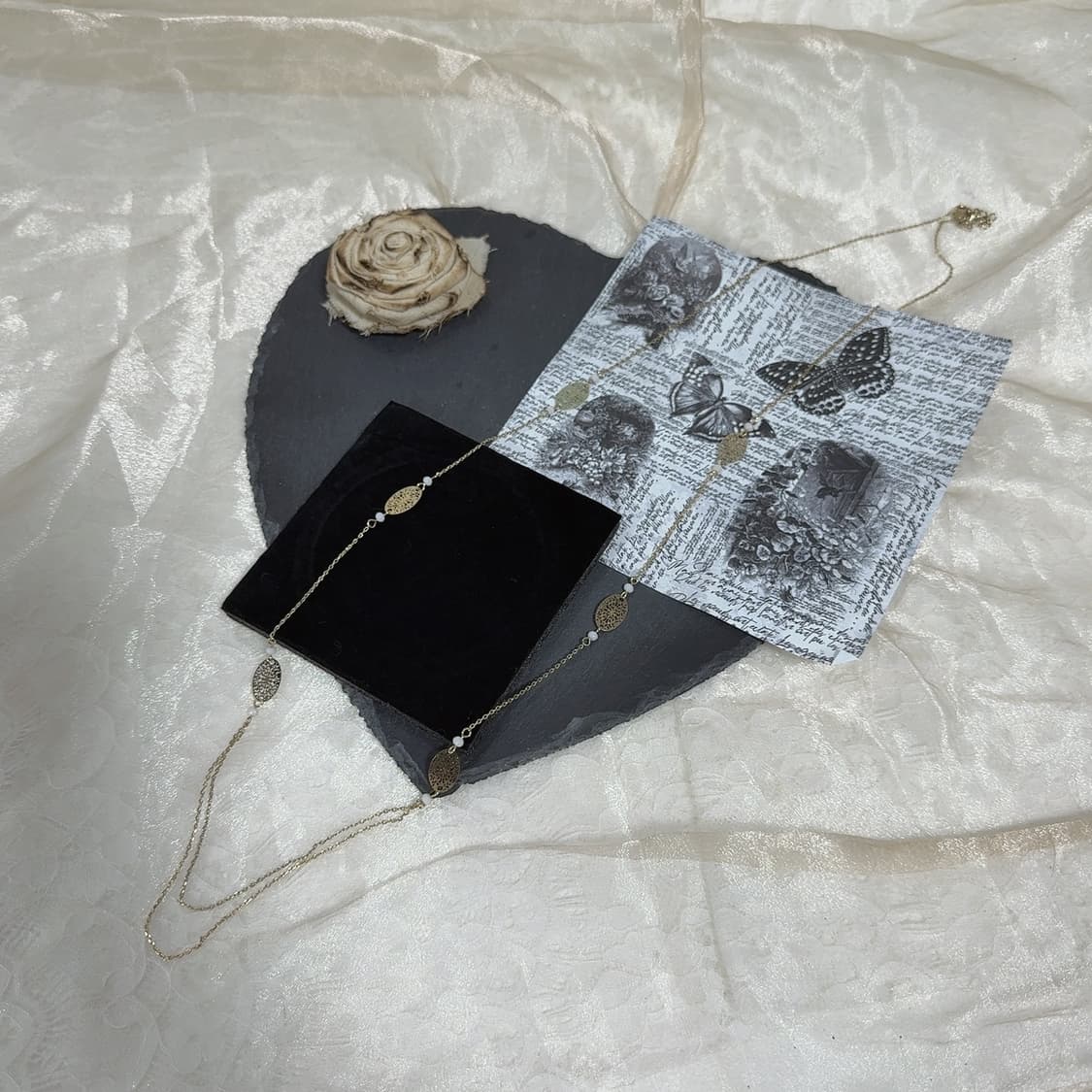 빈티지 레이스 메탈 오리엔탈 목걸이 상품이미지2