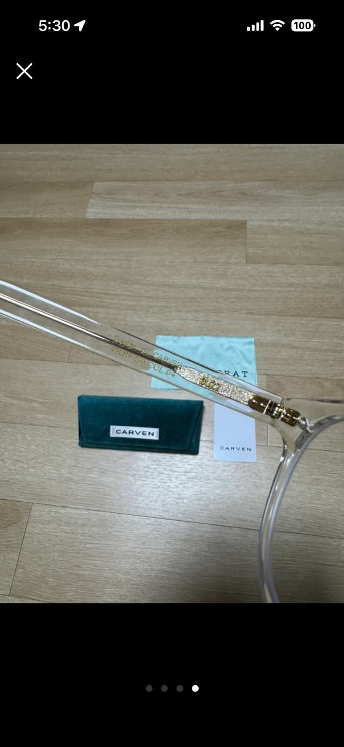 carven buzz 카르벤 버즈 투명안경 상품이미지4