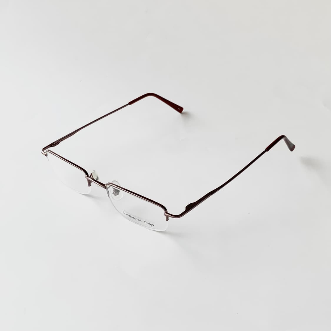 887 로즈골드 데드스탁 빈티지안경 반무테 초경량 미니멀 클래식 픽키 상품이미지3