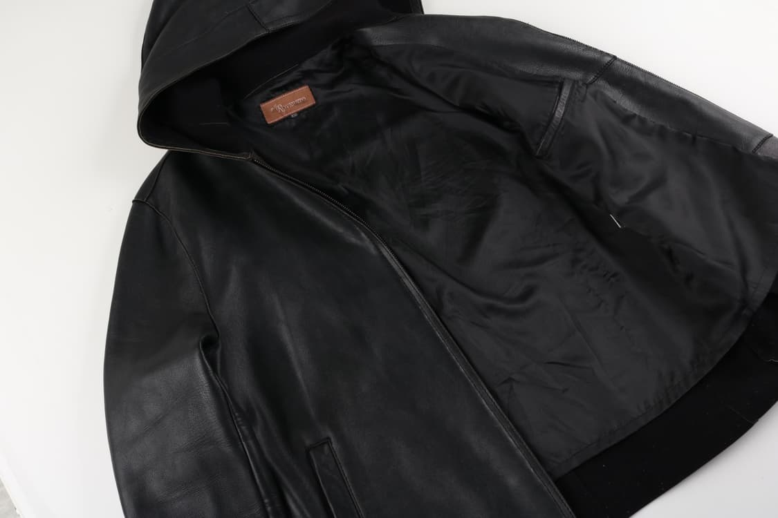 [L] 빈티지 양가죽 후드집업 자켓 상품이미지3