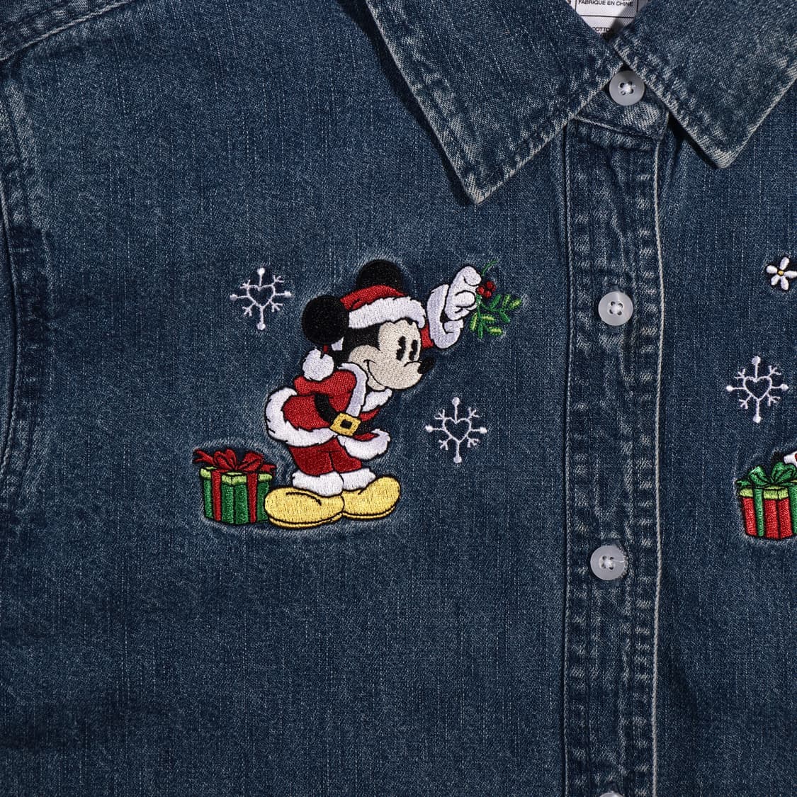 디즈니 자수 데님셔츠 상품이미지4
