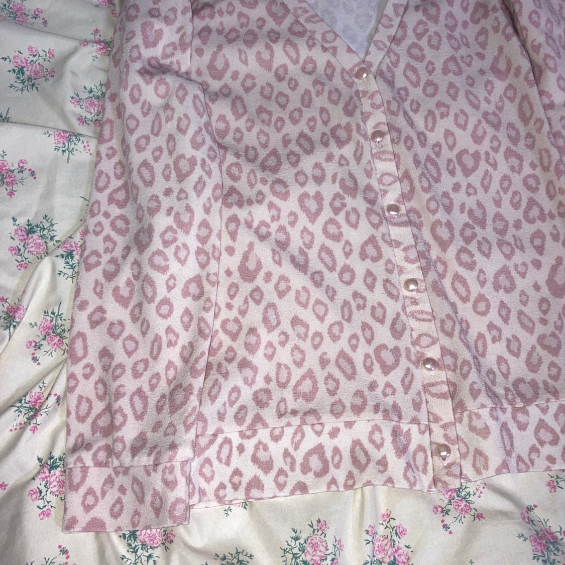 리즈리사 리본 레이스 퍼 슬리브+호피 가디건 코디세트 히메갸루 핀터레스트 상품이미지7