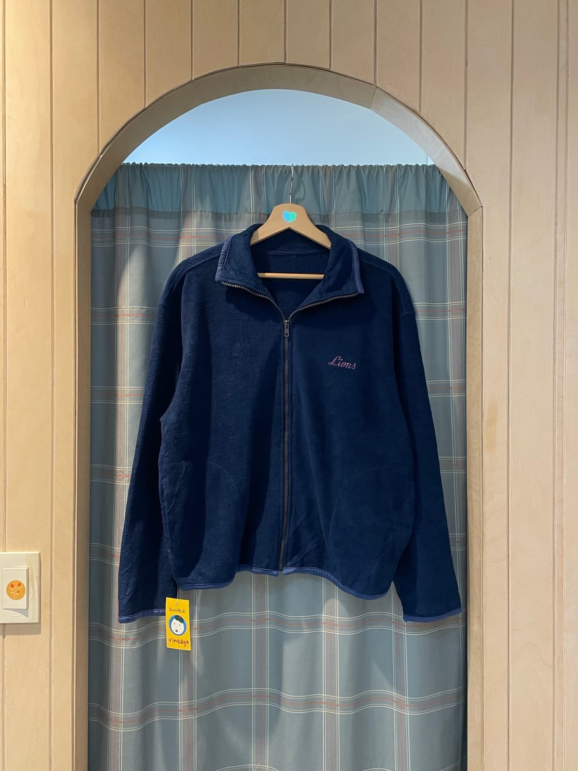 일본빈티지 Lions 후리스집업 상품이미지3