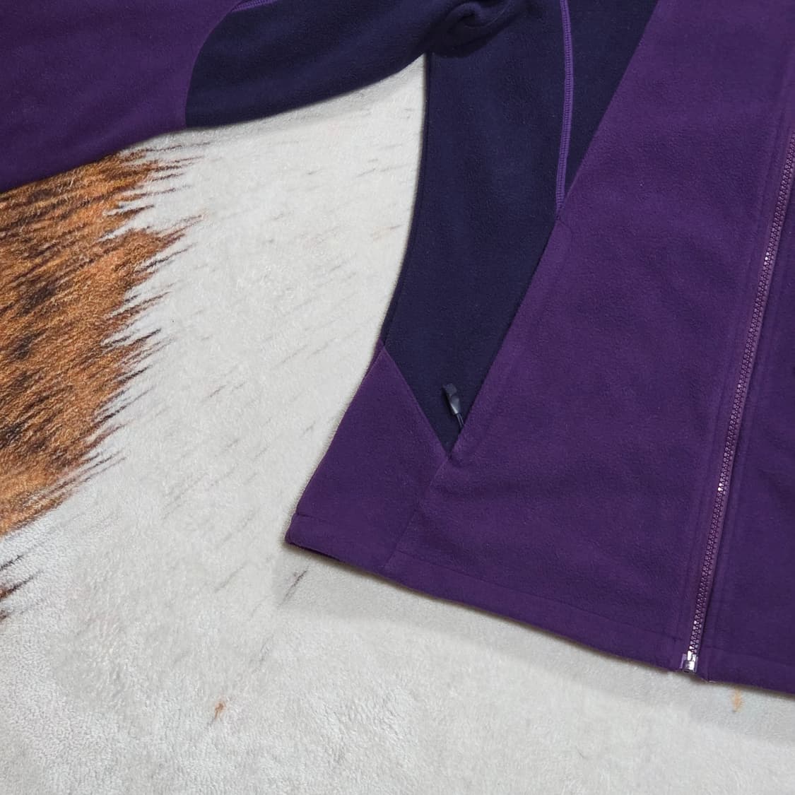 코오롱 퍼플 후리스 집업 상품이미지3