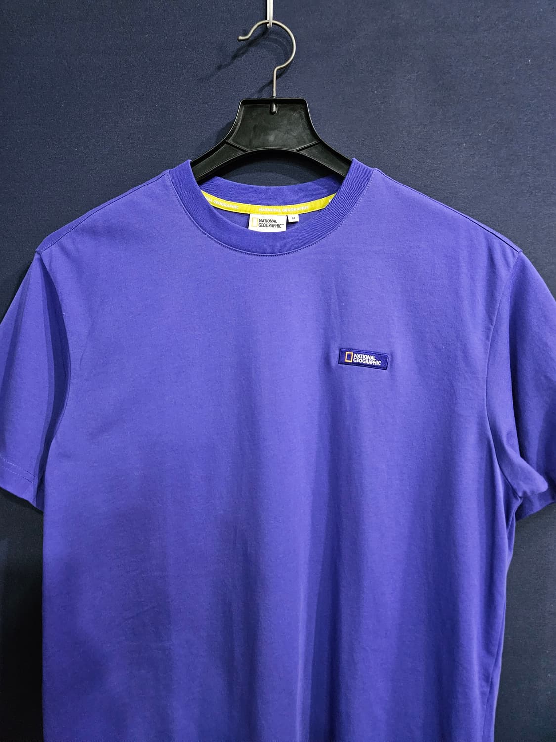 내셔널지오그래픽 퍼플 남성 세미오버핏 95 반팔티  상품이미지6