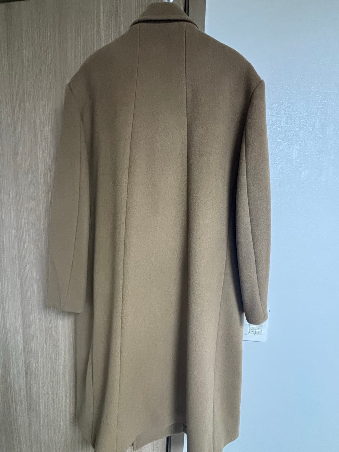 (L) 언어펙티드 오버사이즈 더블 코트 카멜 상품이미지8