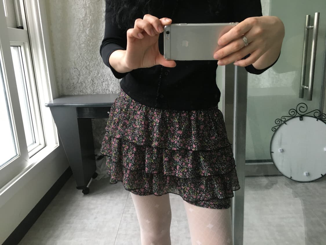 floral ruffle mini skirt 상품이미지6