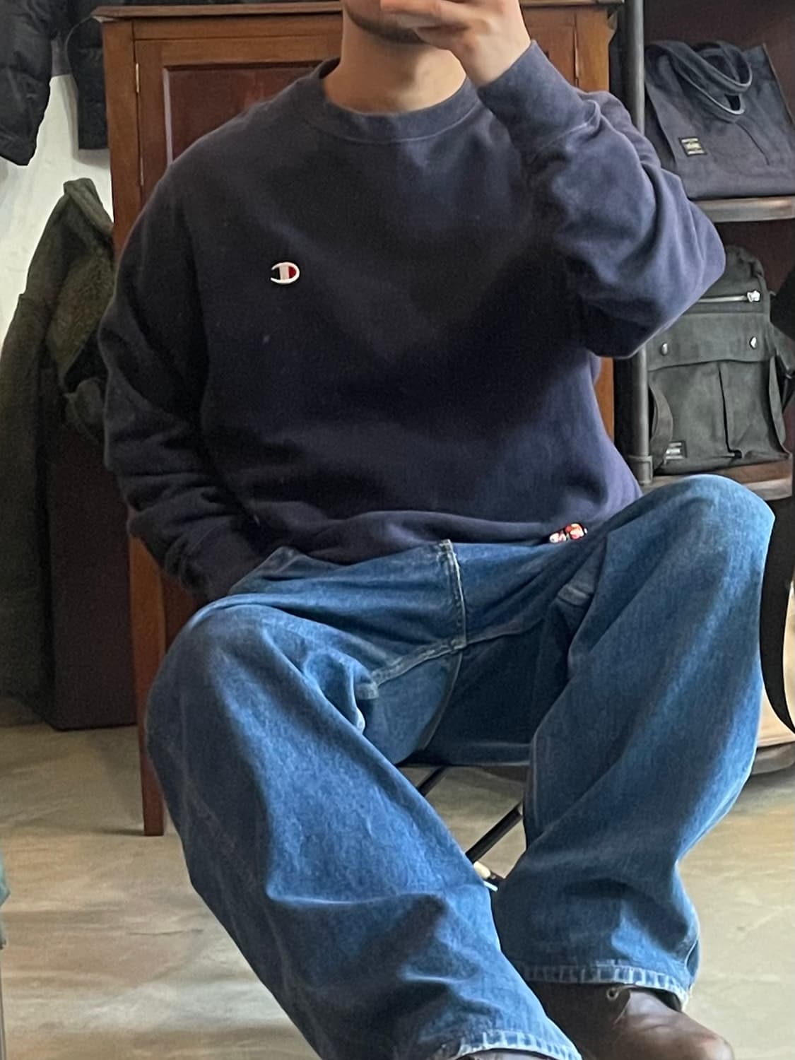 챔피온 리버스 위브 스웻 셔츠 L 상품이미지1