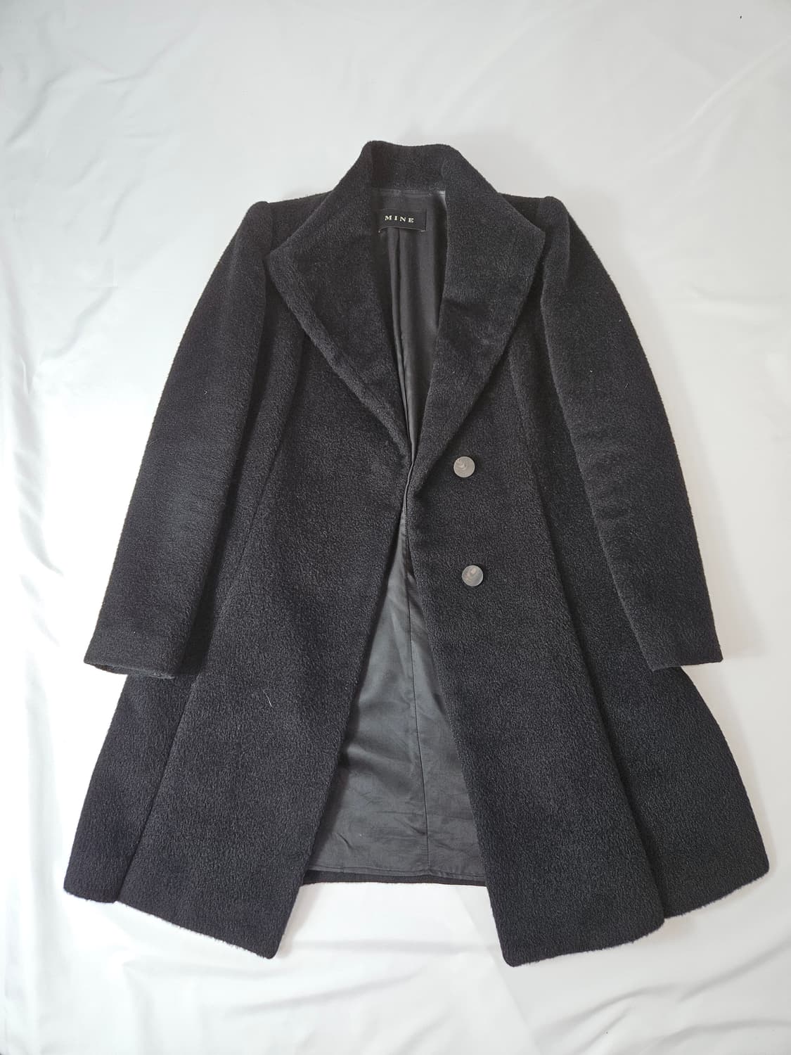 MINE 마인 한섬 이태리 베이비라마 코트 리얼라마 76 상품이미지1
