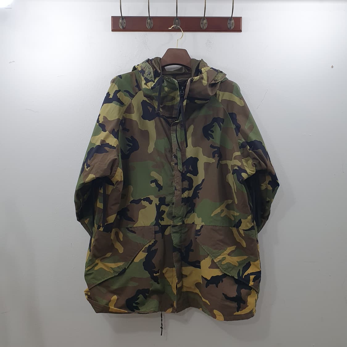 추2XL-3XL 미군 남성 우드랜드 오리지널 카모 파카 후드 자켓 상품이미지1