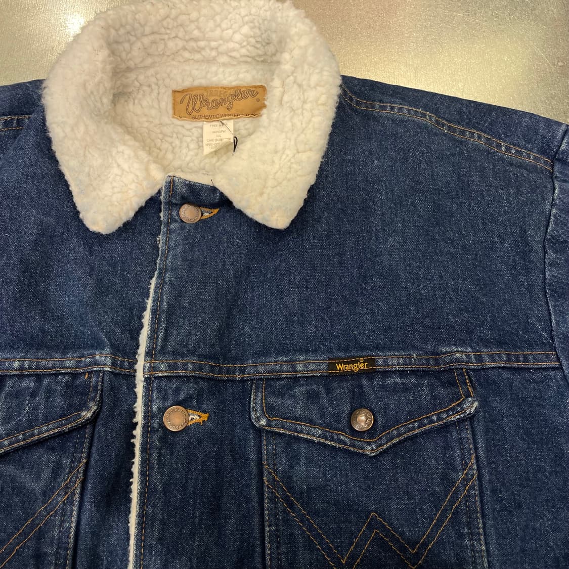 (2XL) 80~90s USA Wrangler 랭글러 쉐르파 자켓 상품이미지3