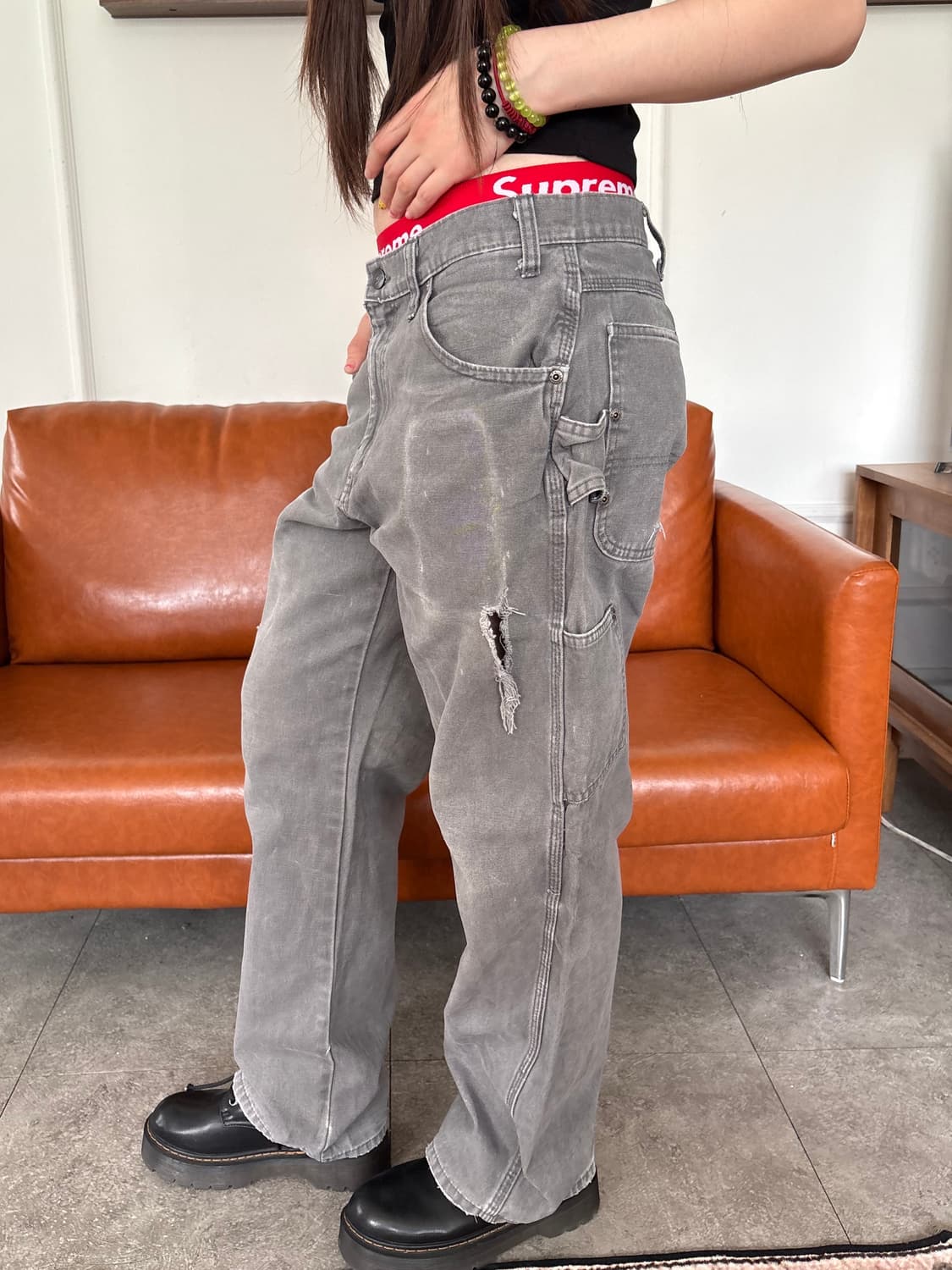 디키즈 워크팬츠 그레이 상품이미지3