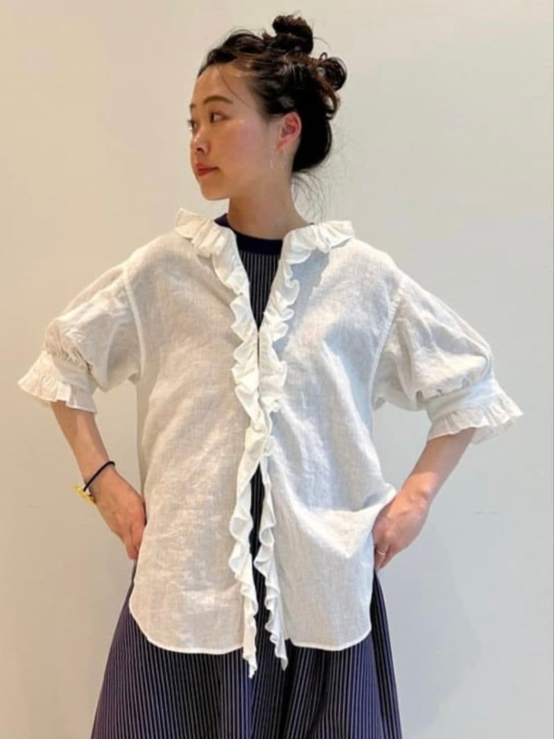 빔즈 보이 블라우스 상품이미지1