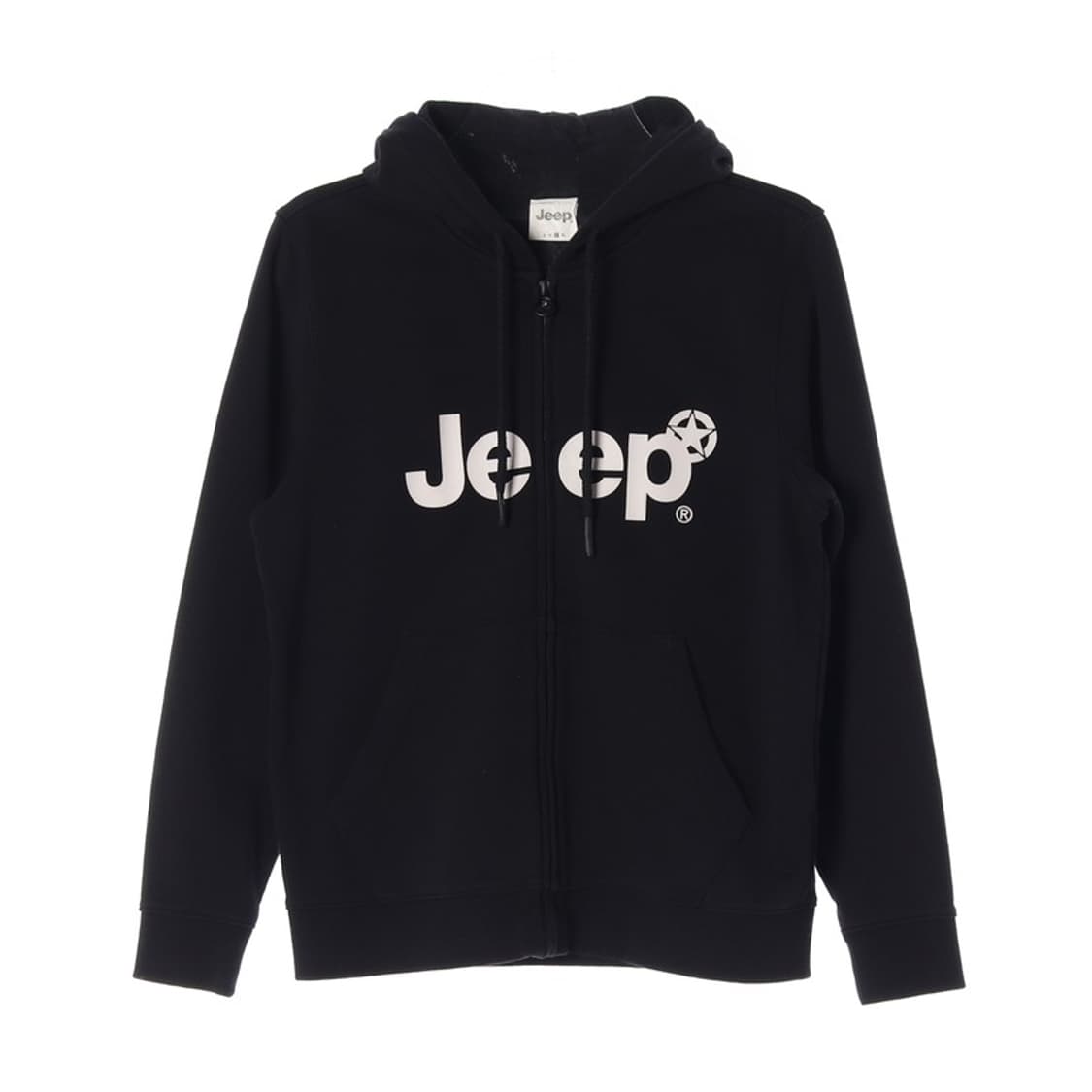 Jeep 빅로고 블랙 후드 집업 L 상품이미지1