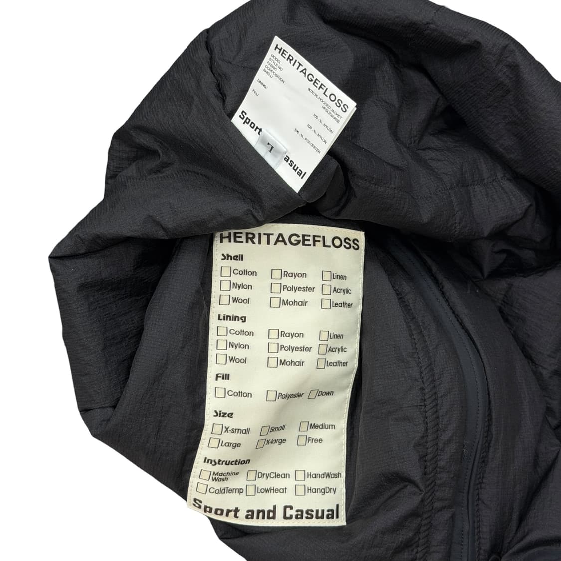 헤리티지플로스 8070 PL 프리마로프트 후디 자켓 블랙 L 상품이미지9