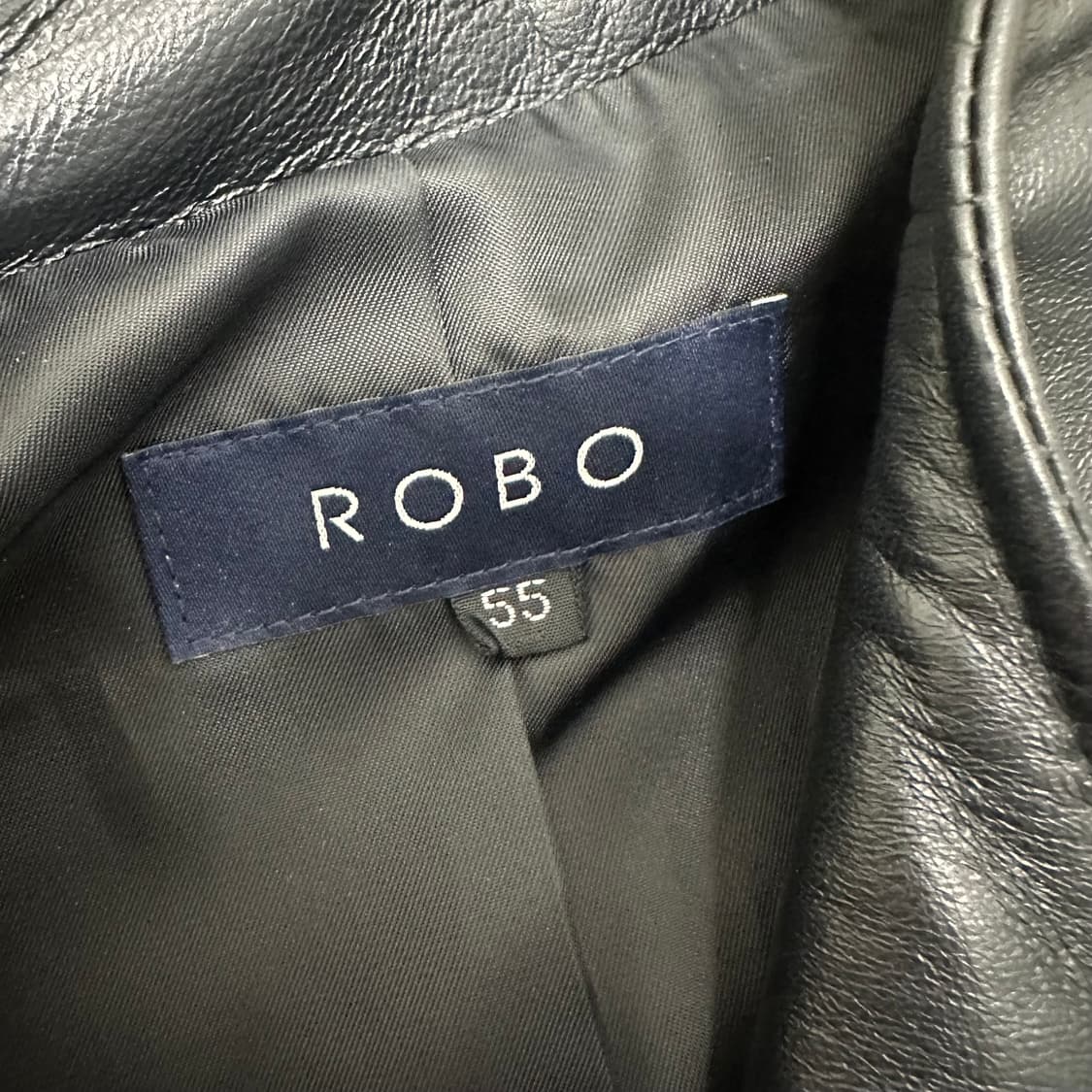 ROBO 로보 여성 양가죽 라이더 자켓 55사이즈 상품이미지8