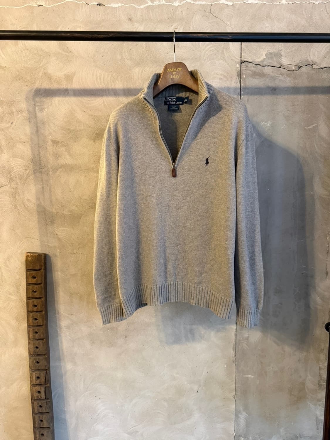 폴로 랄프로렌 짚업 니트 100 상품이미지1