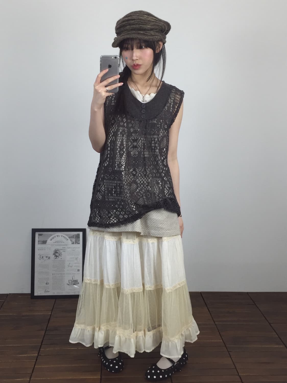 Jpn Fairy Grunge Knit Layering Vest 상품이미지1