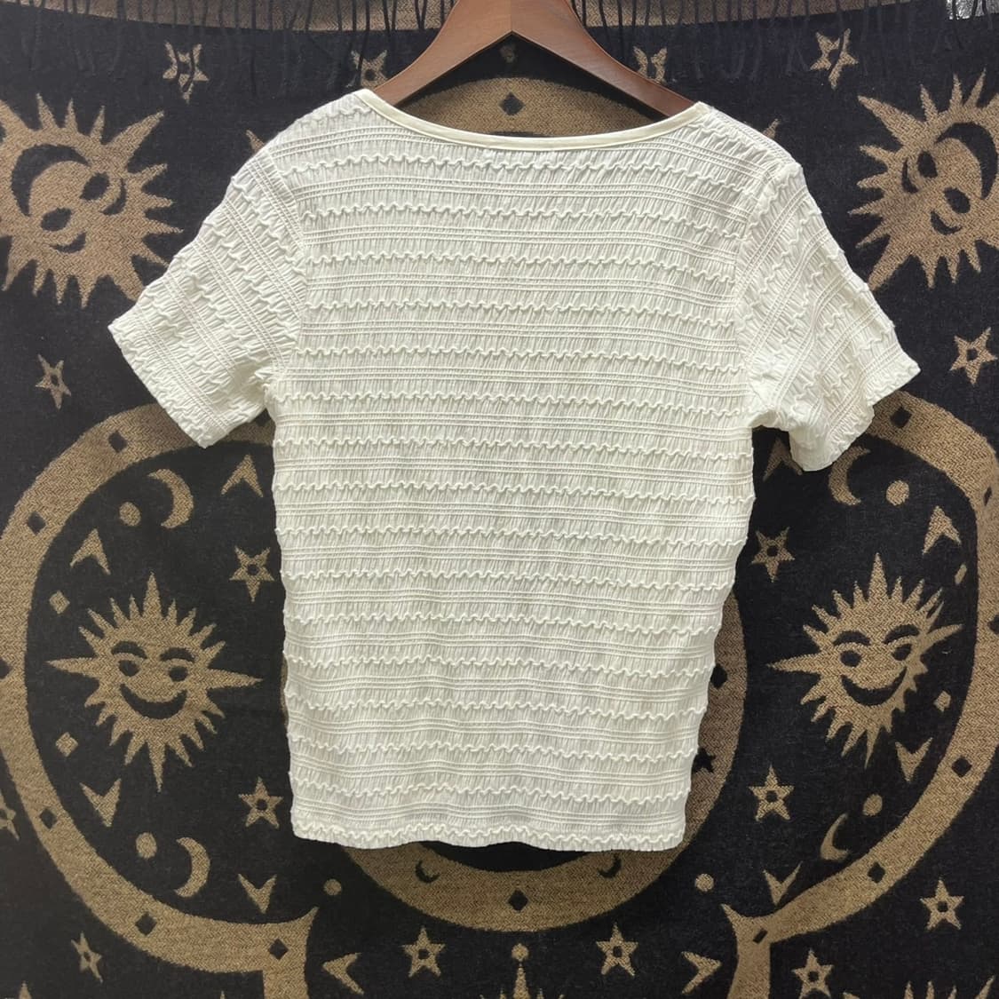 빈티지 레이스 스프링 모리걸 리본 프릴 반팔티 K0004 상품이미지4