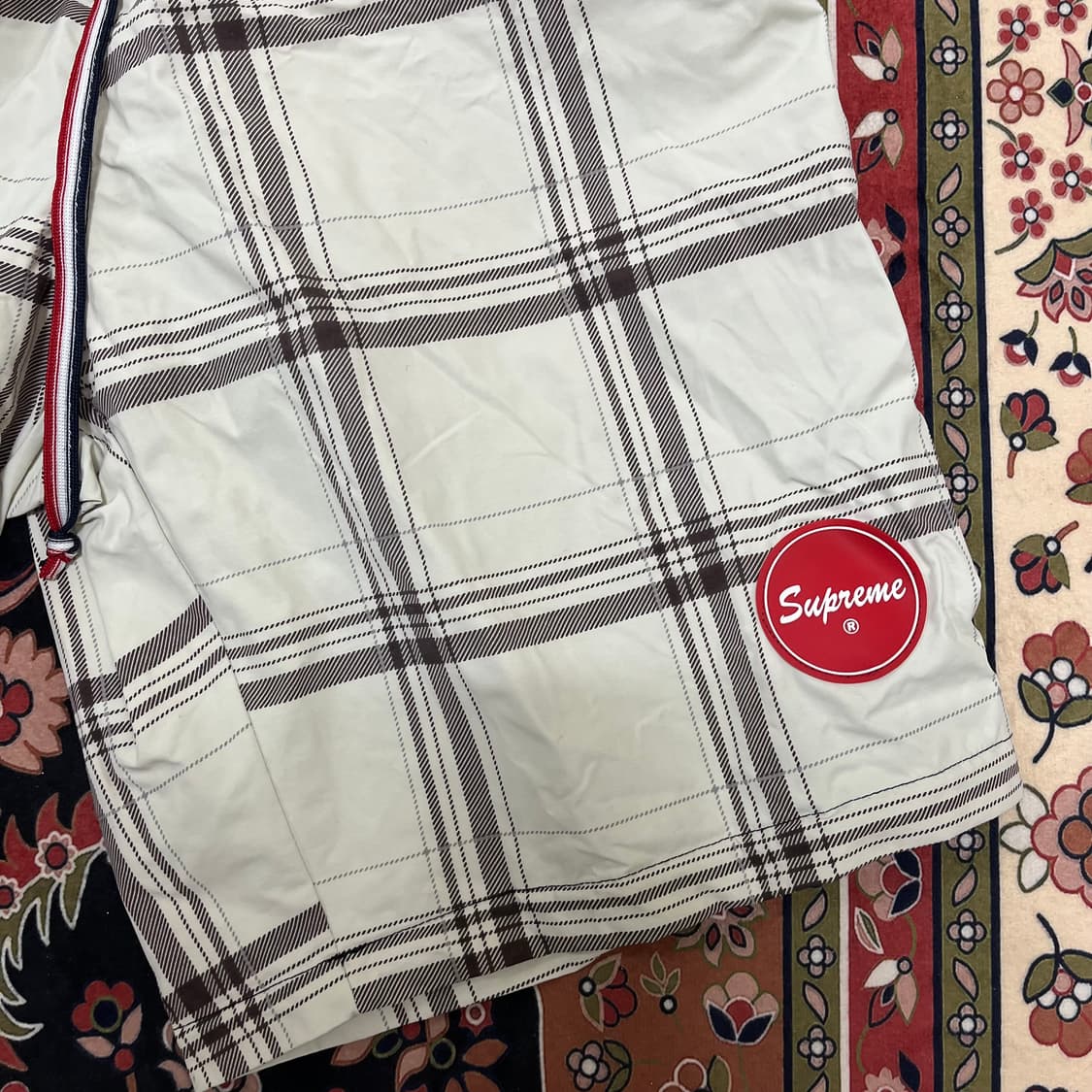 슈프림 1994 플래드 이지 체크 보드 쇼츠 반바지 M 상품이미지4